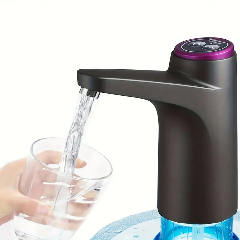 USB Rechargeable Water Bottle Pump, Portable Electric Water Bottle Dispenser, Foldable Automatic Drinking Pump, Water Dispens...