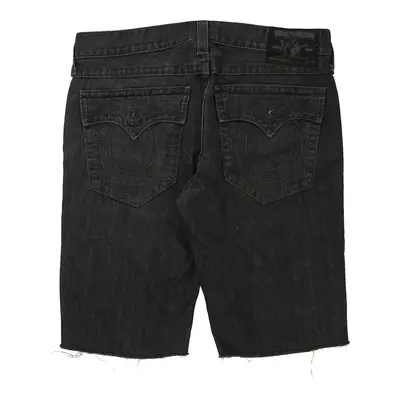 Ricky True Religion Denim Shorts - 40W 14L Black Cotton