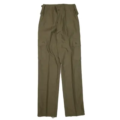 Cargo Trousers Green Regular Straight Womens W26 L31