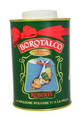 Roberts Borotalco Powdered Talc Jar 500 G