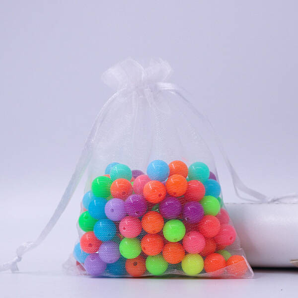 Rectangle Organza Drawstring Bags