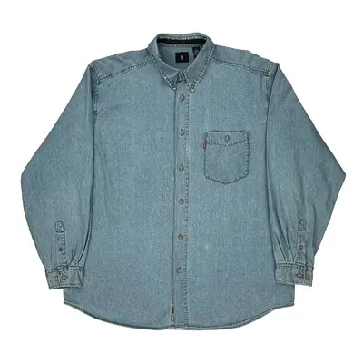 Levis Denim Shirt - XL Light Wash Cotton