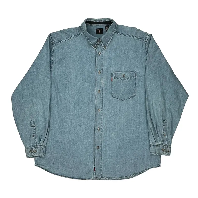 Levis Denim Shirt - XL Light Wash Cotton