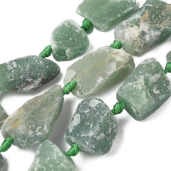 Natural Green Aventurine Beads Strands