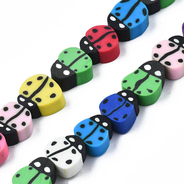 Handmade Polymer Clay Bead Strands
