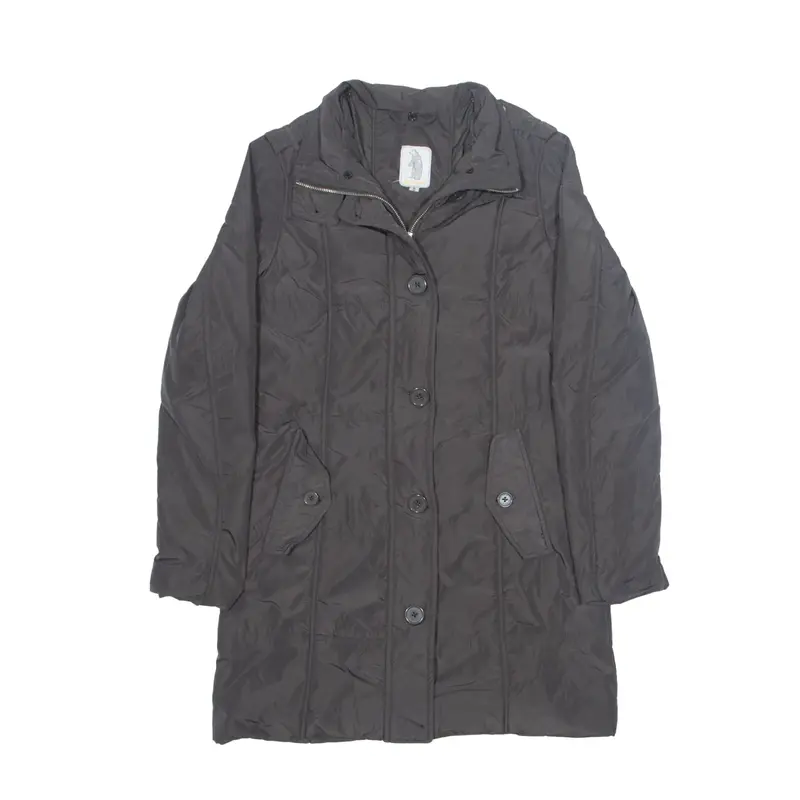 REFRIGUE Insulated Puffer Jacket Grey 90s Womens S