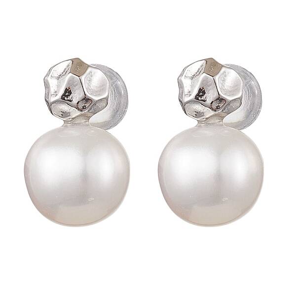 Natural Pearl Ear Studs