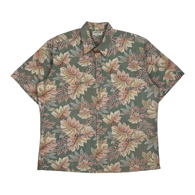 Cooke Street Hawaiian Shirt - XL Multicoloured Cotton