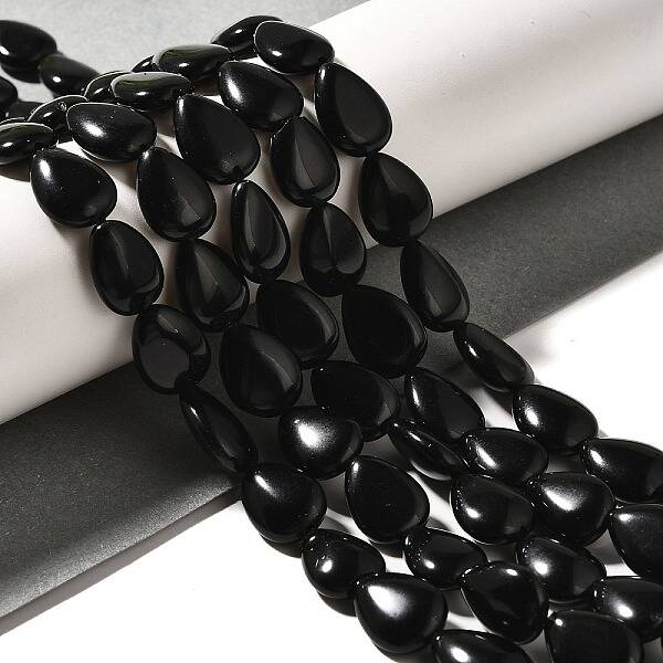 Natural Obsidian Beads Strands