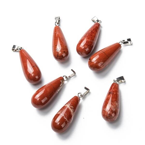 Natural Red Jasper Pendants
