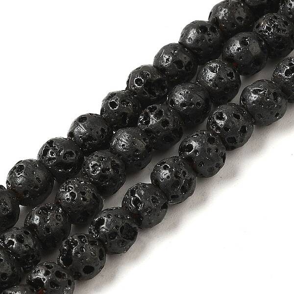 Natural Lava Rock Beads Strands