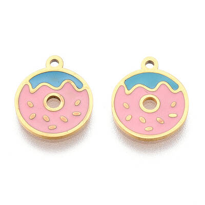 304 Stainless Steel Enamel Charms