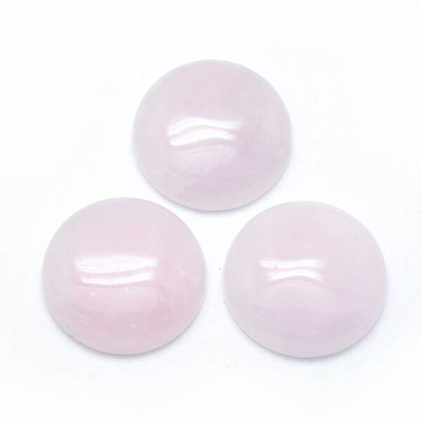 Natural Rose Quartz Cabochons