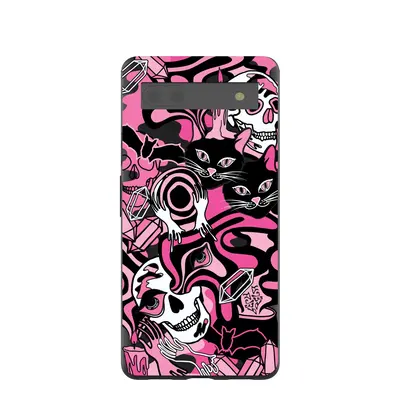 Black Spellbound Ghouls Google Pixel 6a Case