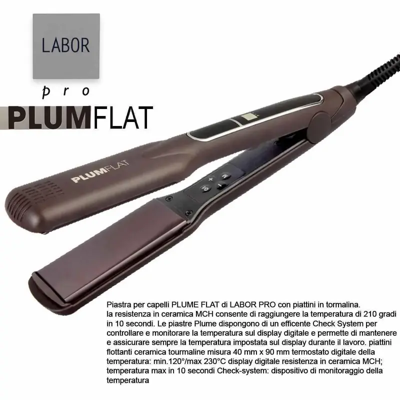 Labor plum flat plate evo ceramic tourmaline