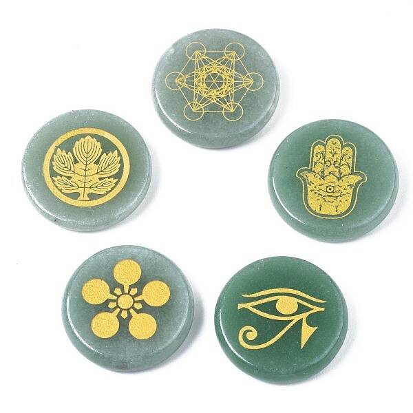Natural Green Aventurine Cabochons