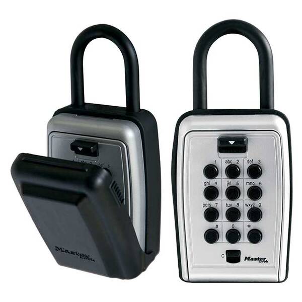 Master Lock Push Button Lock Box Portable, Body Width: 3-1/8 (79Mm), Shackle Length: 1-5/6 (47Mm), Shackle Width: 1-13/32 ...