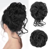 Vigorous Messy Bun Hair Piece for Women - 1PCS/2PCS Synthetic Hair Pieces with Tousled Updo Hair Buns & Wavy Curly Texture Sc...