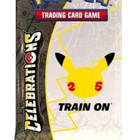 Pokémon Celebrations Booster Pack Train on