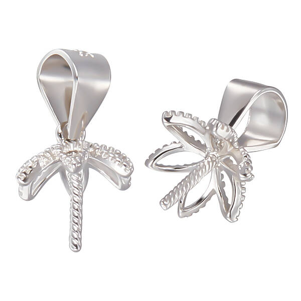 Anti-Tarnish 4Pcs Sterling Silver Screw Eye Pin Cup Peg Bails