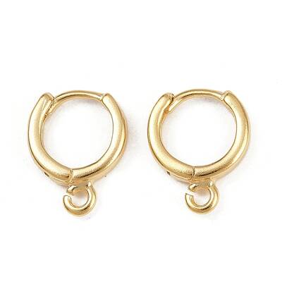 Brass Hoop Earring Findings