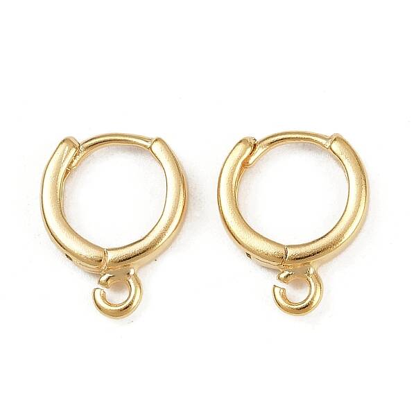 Brass Hoop Earring Findings