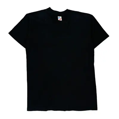 Single Stitch Duke T-Shirt - Large Black Cotton