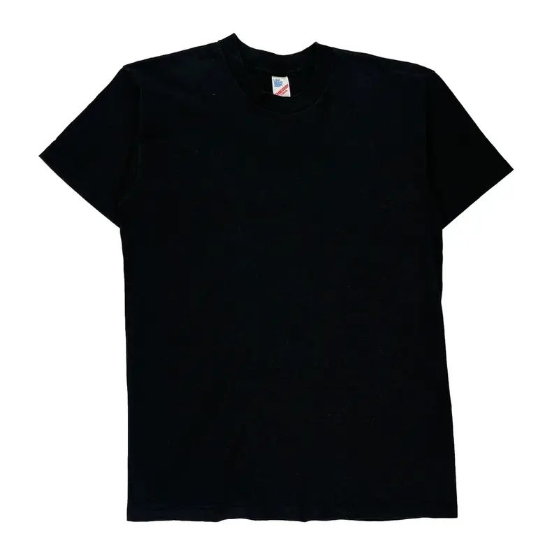 Single Stitch Duke T-Shirt - Large Black Cotton