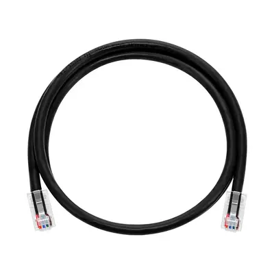 45426 Monoprice 3ft Cat6A RJ45 26AWG Pure Bare Copper Patch Cable Non-booted Ethernet Cable Black