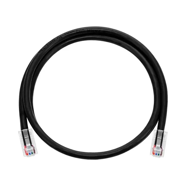 45426 Monoprice 3ft Cat6A RJ45 26AWG Pure Bare Copper Patch Cable Non-booted Ethernet Cable Black