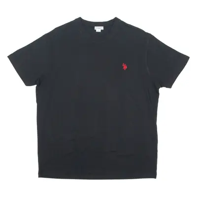 U.S. POLO ASSN. Mens T-Shirt Black Crew Neck XL