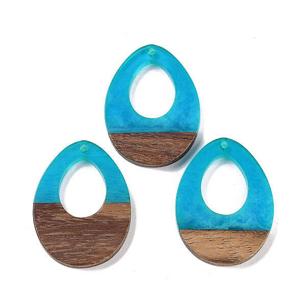 Resin & Wood Pendants