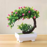 Artificial Potted Bonsai Plant, Simulated Bonsai Plant, Decorative Plant for Home Living Room, Home Decor Supplies