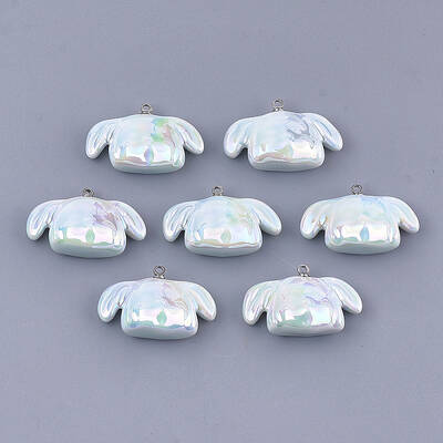 Handmade Porcelain Puppy Pendants