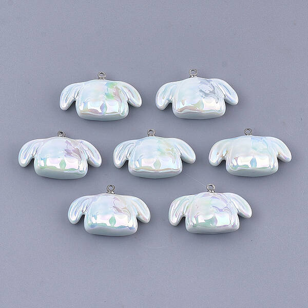 Handmade Porcelain Puppy Pendants