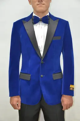 Velvet-Tux101 Royal/Black