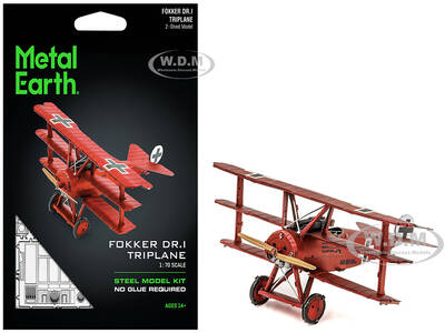 Model Kit Fokker Dr.I Triplane Fighter Aircraft \