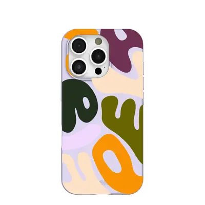 Lavender Alphabet Soup iPhone 16 Pro Case