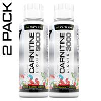 Cutler Nutrition 2 Pack Carnitine 3000 Liquid Supplement for Energy Recovery health and fitness liquid