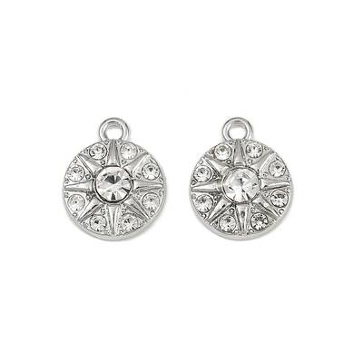 Alloy Rhinestone Pendants