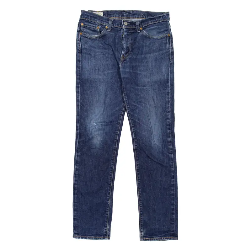 LEVI'S 511 Jeans Premium Mens Blue Slim Straight Stone Wash W32 L30