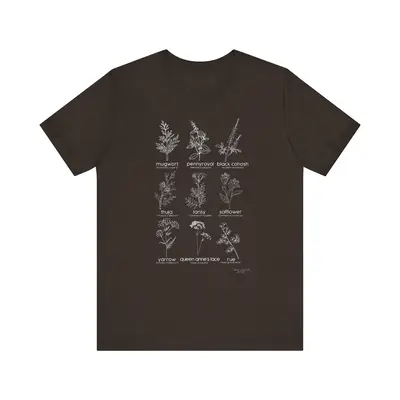 Dark Herbs for Reproductive Freedom Unisex Jersey Short Sleeve Tee