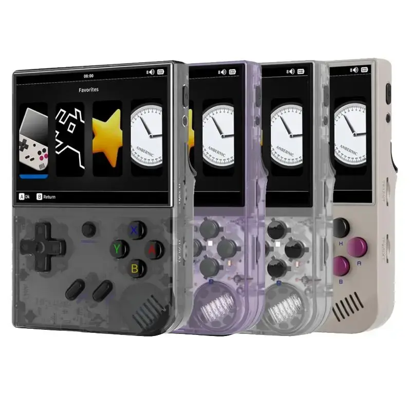 ANBERNIC 2024 NEW RG35XX Game Console Retro Games Consoles with 3.5 Inch IPS Screen & 64G TF Card & 4000+ Classic-Games & 260...