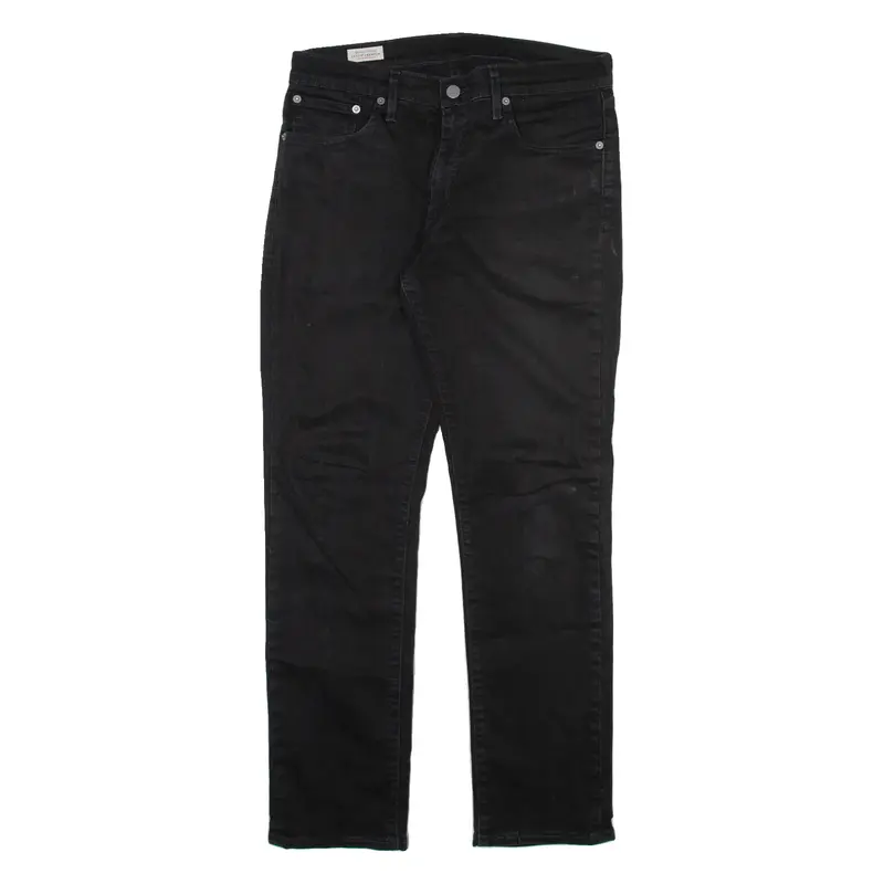 LEVI'S 511 BIG E Jeans Mens Black Slim Straight W32 L30