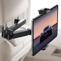 Automotive Headrest Tablet Holder, 360° Rotatable Car Headrest Tablet Mount, Universal Car Interior Accessories for Tablet &...
