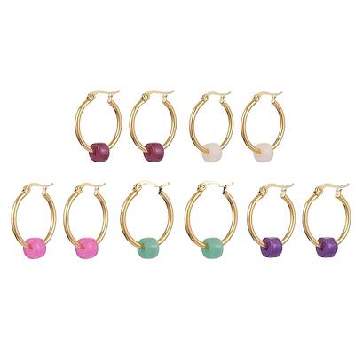 304 Stainless Steel Hoop Earrings