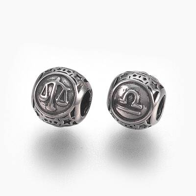 316 Surgical Stainless Steel European Beads