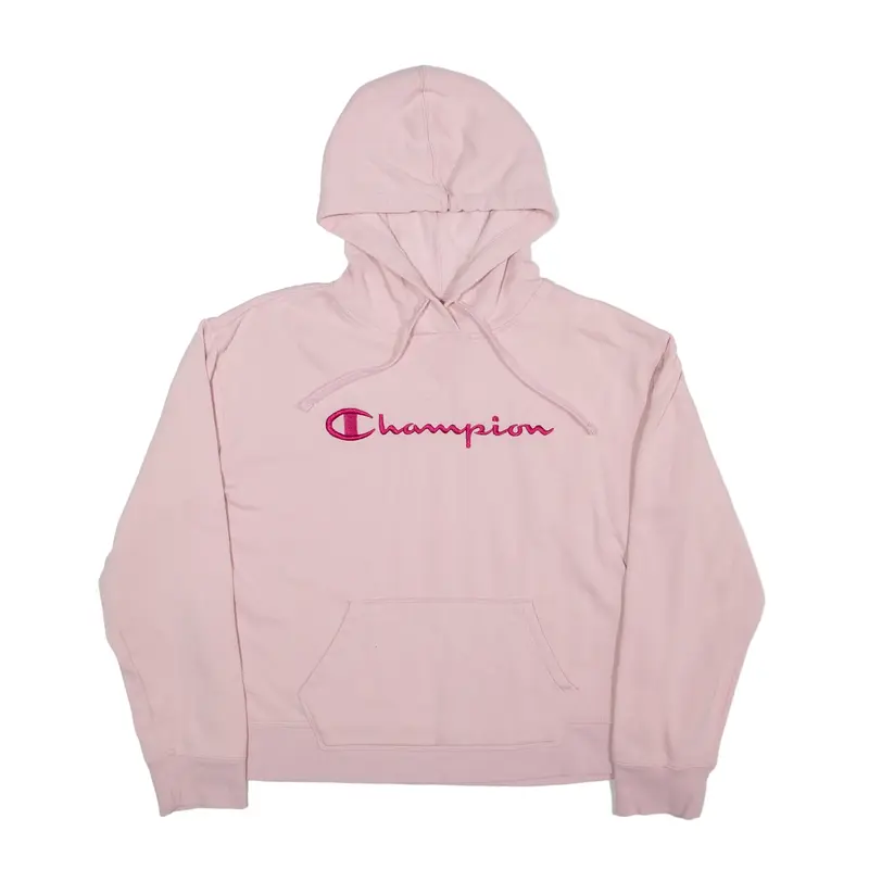 CHAMPION Hoodie Pink Pullover Womens L