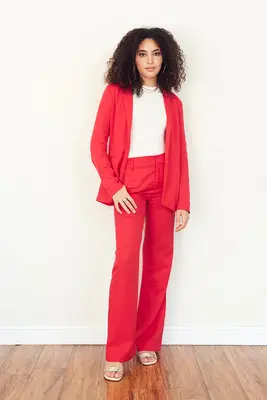 Day To Night Trouser | Size: S | Color: Cherry Punch