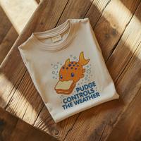 Pudge Controls The Weather Fish Embroidered T-Shirt, Family Matching Shirt, Magic Kingdom Tee, Pudge The Fish T-shirt, Embroi...